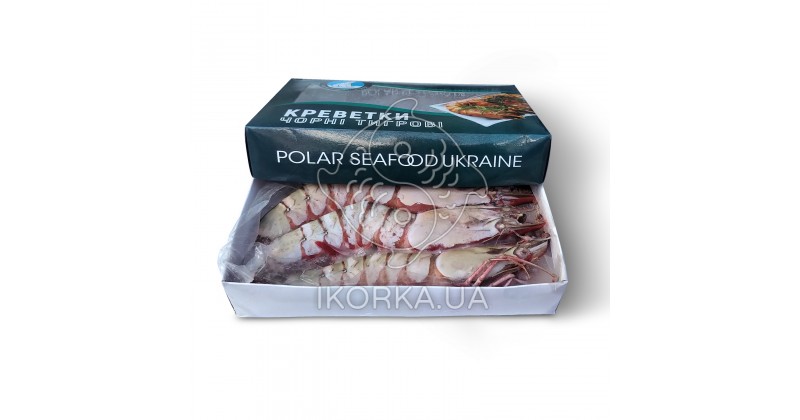 Креветка тигровая с головой с/м 2-4 (1 кг) Polar