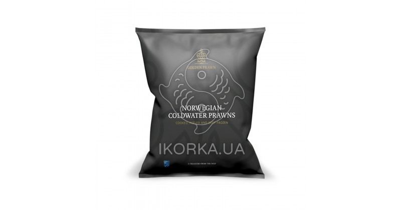 Креветка атлантическая очищенная в/м 150-250 Golden Prawn (500 г)