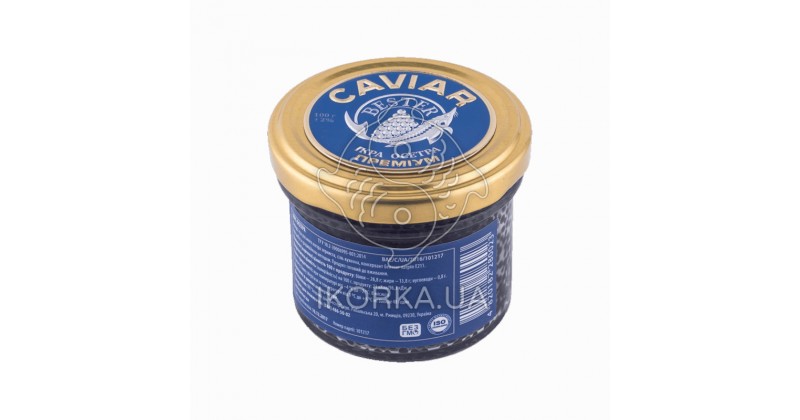 Икра черная осетра Premium BESTER, 100 г, стекло