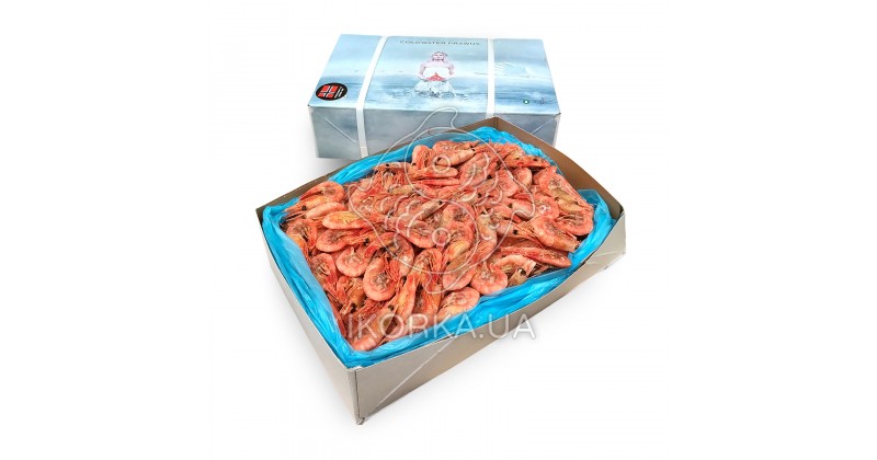 Креветка атлантическая 50-100 MIX Coldwater Prawns of Norway (5кг)