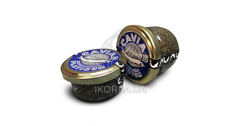 Икра черная русского осетра PLATINUM (50 г) стекло
