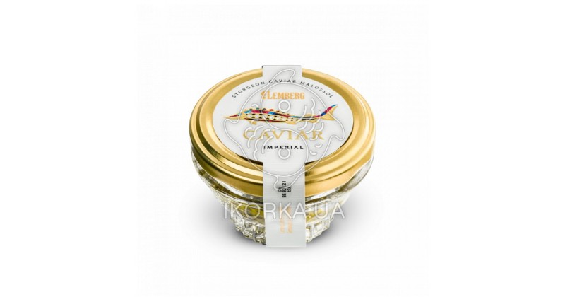 Икра черная осетровая Lemberg Imperial 150 г стекло