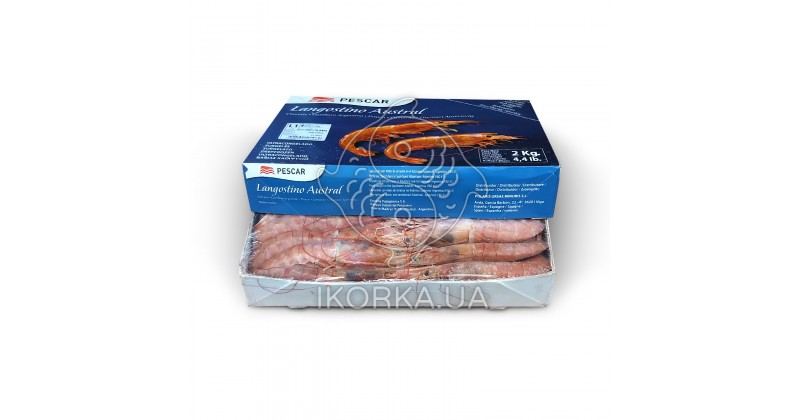 Креветка аргентинская с головой 10-20 L1 Pescar (2 кг)
