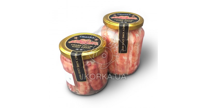 Краб камчатський натуральний 450 гр.) Чатка