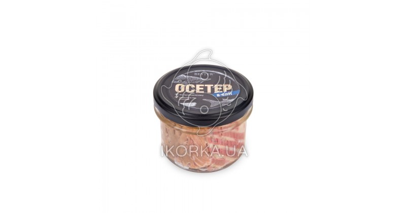 Осетр слабосоленый в масле BESTER, 190 г